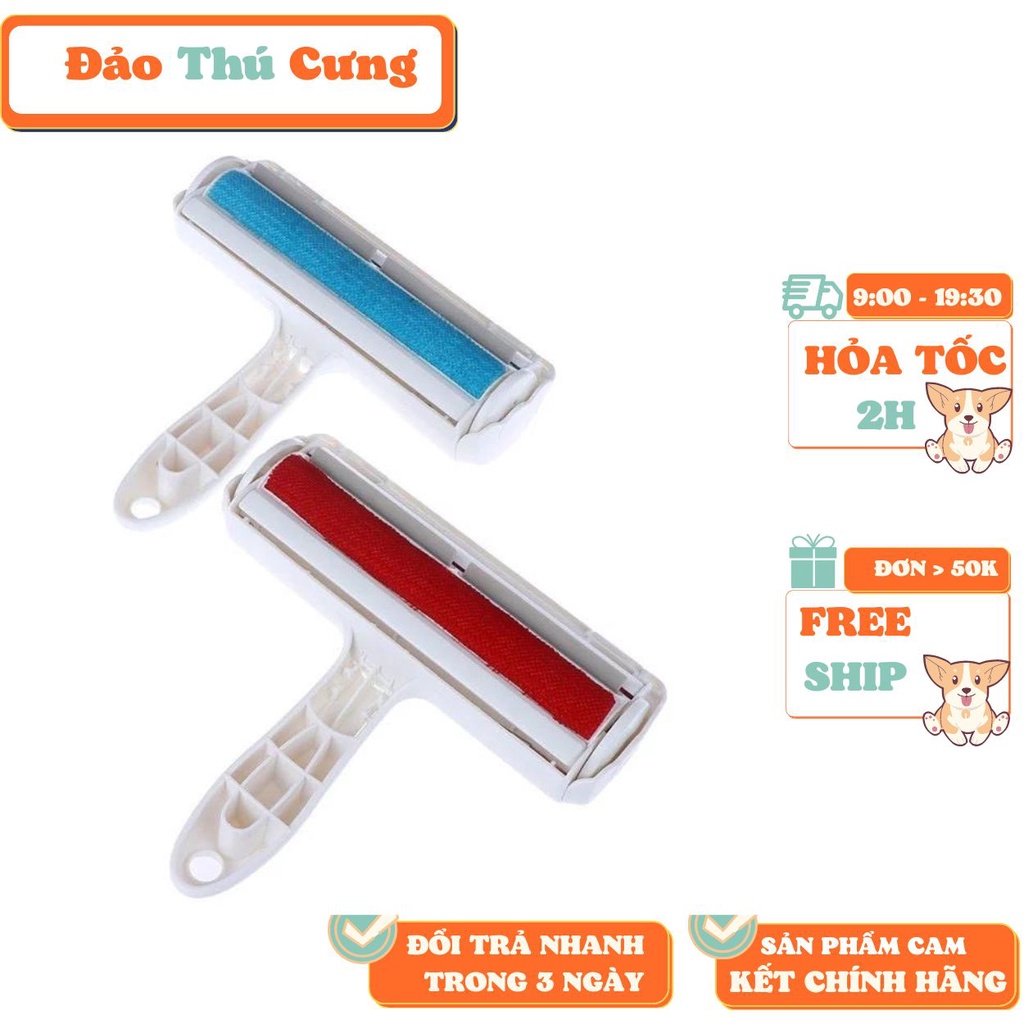 Cây Lăn Lông Tĩnh Điện Cao Cấp Hút Lông Chó Mèo Thú Cưng Sạch Giường Chăn Đệm