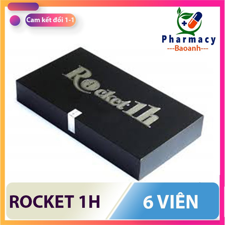 Viên uống ROCKET 1h - Bền bỉ suốt 1h Viên Uống Tăng Cường Sức Khoẻ Nam Giới -hết xuất tinh sớm, yêu sinh lí