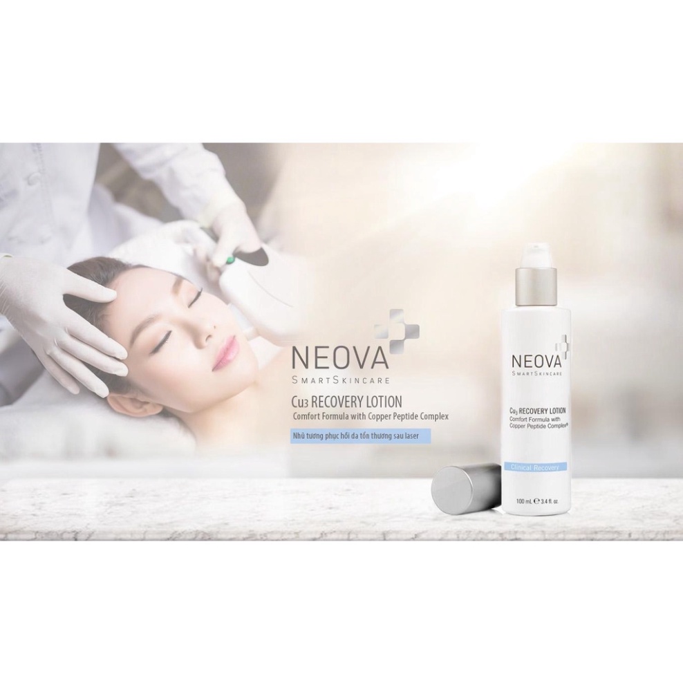 CHÍNH HÃNG | Kem dưỡng Peptide Đồng phục hồi da - NEOVA Cu3 RECOVERY LOTION 100ml- Dr. Dương Hà