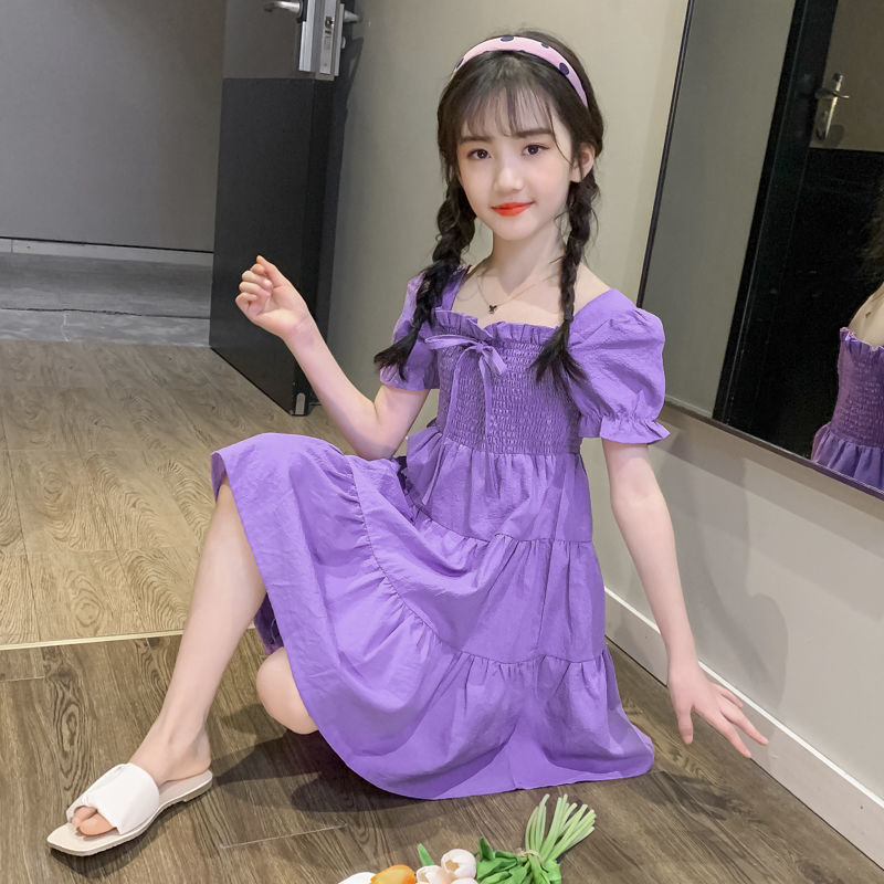 Đầm phong cách công chúa thời trang Hàn Quốc dành cho trẻ em