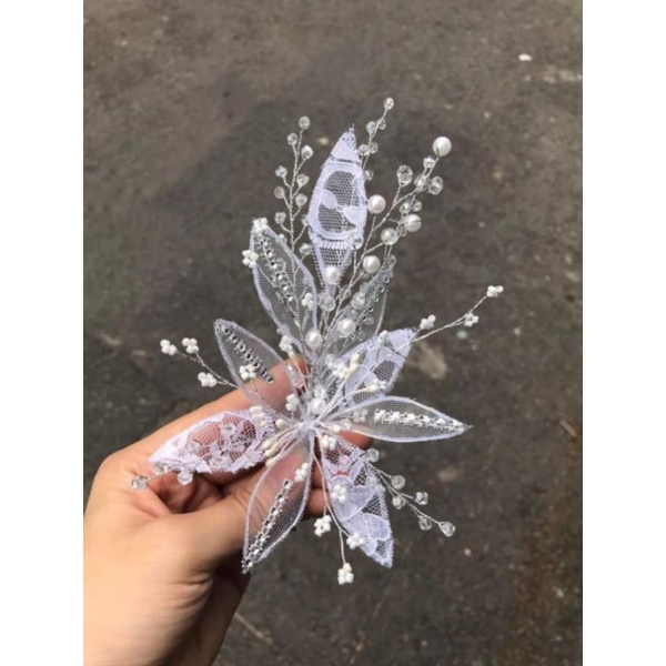 sét 2 cài tóc cô dâu