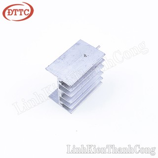 Nhôm Tản Nhiệt TO247 23x16x25mm Trắng