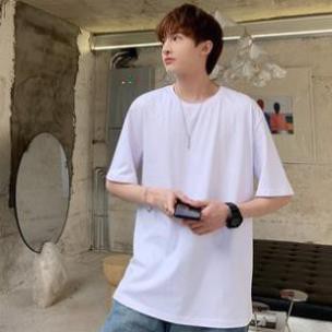 Áo thun trơn cotton, áo dáng rộng unisex (v) (t) | BigBuy360 - bigbuy360.vn