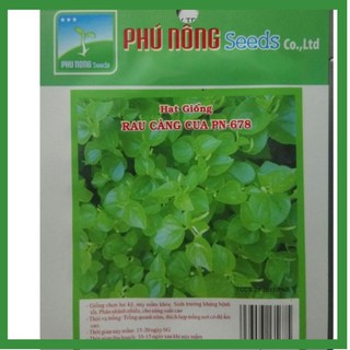 Hạt Giống rau Càng Cua Phú Nông 0.5gr nảy mầm cực tốt