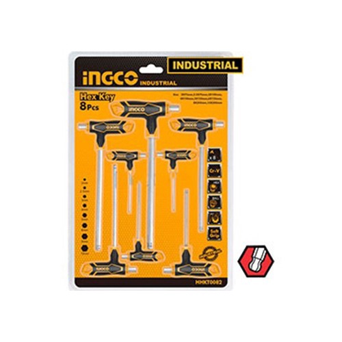 2-10mm Bộ lục giác chữ T Ingco HHKT8082