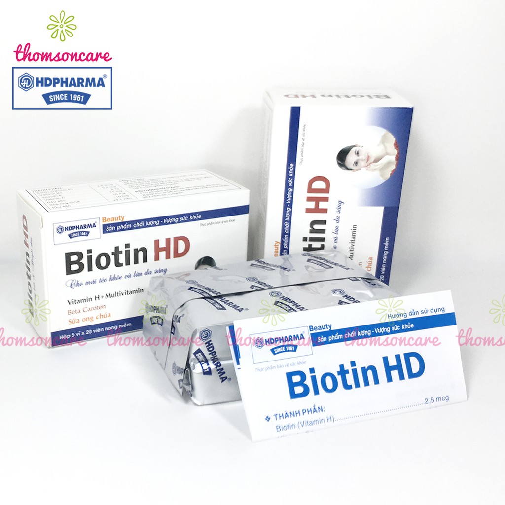 Bổ sung Biotin Vitamin H - giúp giảm rụng róc, sạm da - Hộp 100 viên | BigBuy360 - bigbuy360.vn