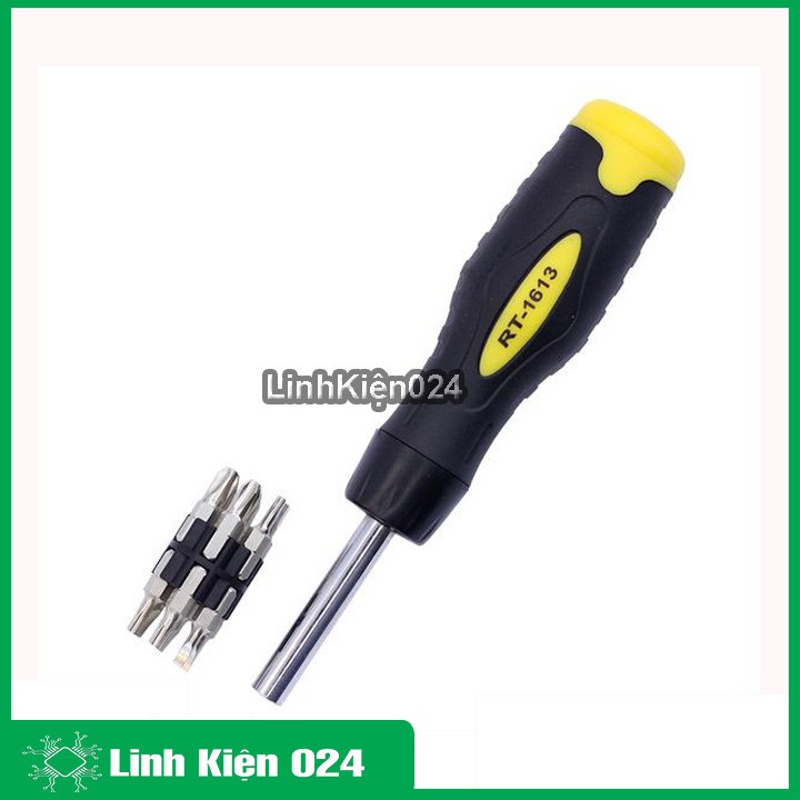Tua Vít R'DEER RT-1613 Tặng 12 Đầu Vặn Vít