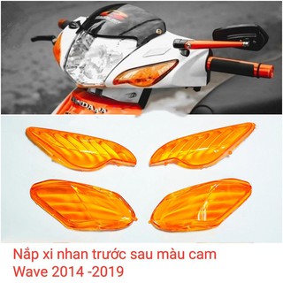 Nắp xi nhan cam trước sau xe wave 2014 - 2020