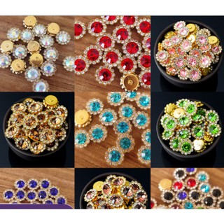 10 center bông hoa nhụy đá to làm phụ kiện handmade