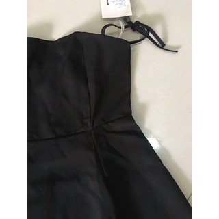 [Sẵn đen - S] [Feacback phía sau] Váy 2 dây đen xòe công chúa