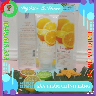 1 Kem Tẩy tế bào da chết MỸ PHẨM chăm sóc da Hàn Quốc Chính Hãng vị hoa quả chanh Arrahan Lemon White Peeling Gel