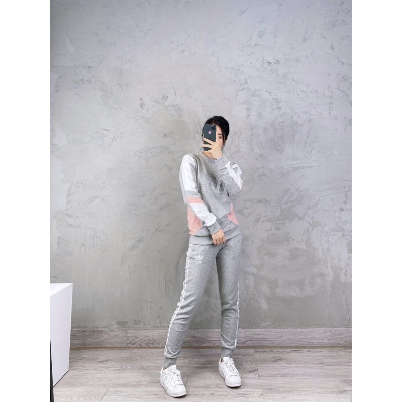 | Ảnh Thật | Quần Das Jogger Xám Nữ