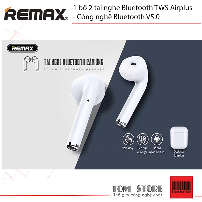 1 bộ 2 tai nghe Bluetooth TWS Airplus - Công nghệ Bluetooth V5.0 - Bảo hành 12 tháng #Tainghe