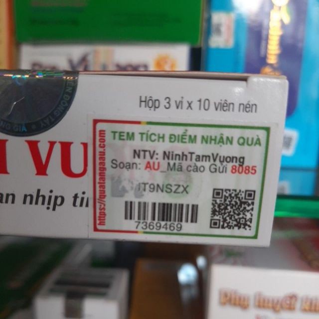 (mua 6 tặng 1) ninh tâm vương hỗ trợ nhịp tim