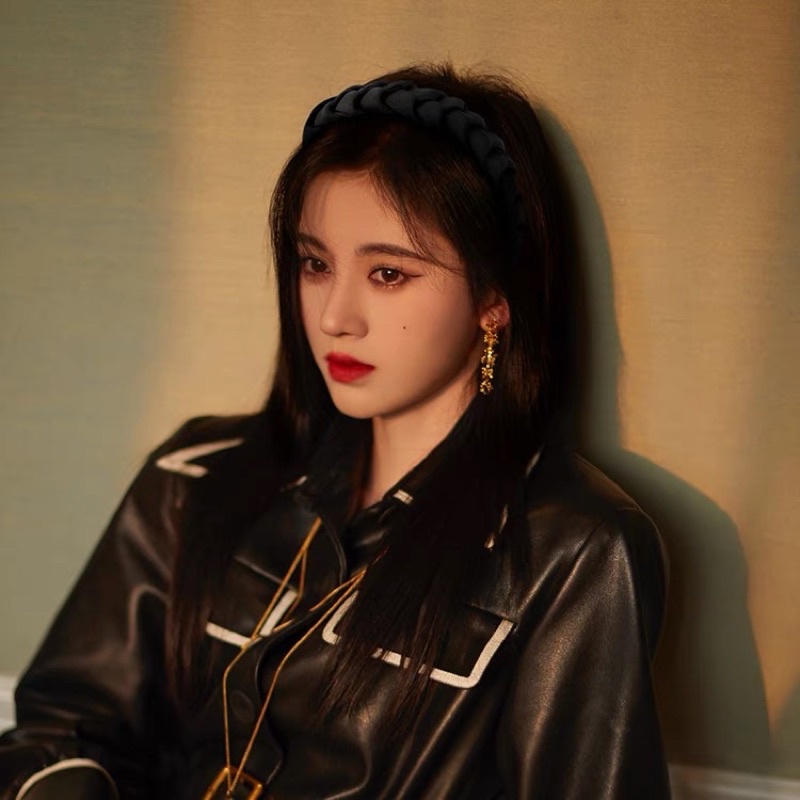 Cài tóc - Băng đô tết bím vải caro phong cách cổ điển cho bạn gái