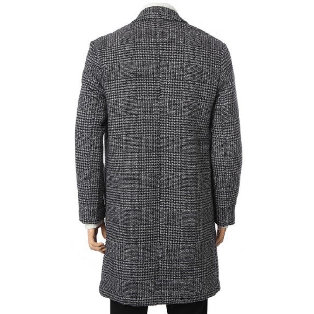 Áo khoác dạ dáng dài nam, áo khoác mangto nam HUM xuất Hàn [CÓ BIG SIZE] | BigBuy360 - bigbuy360.vn