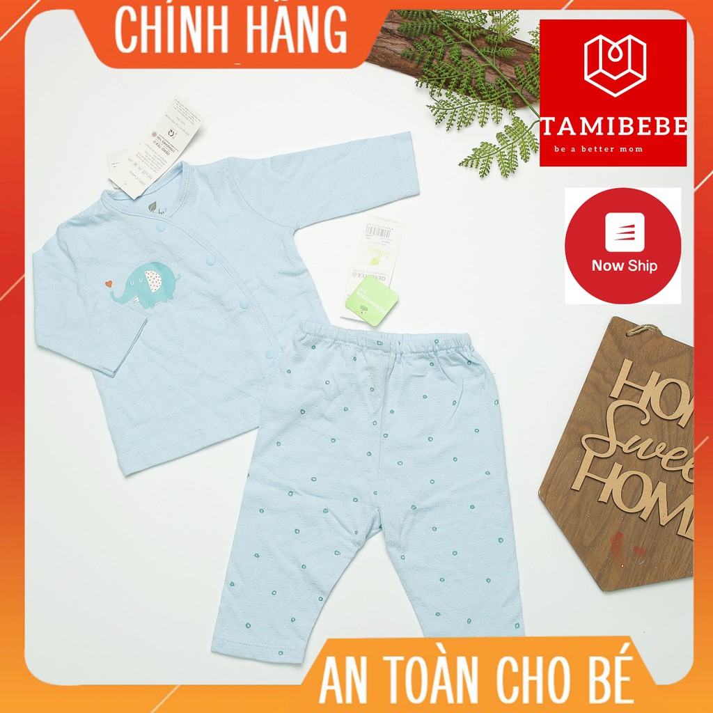 Quần áo trẻ em sơ sinh lulaby bé trai bé gái ( áo chéo - quần đáp đũng) -TAMIBEBE