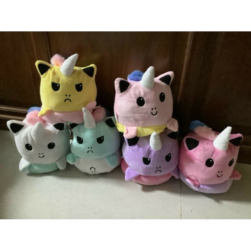 Thú bông Kì lân unicorn 2 mặt cảm xúc size 20cm