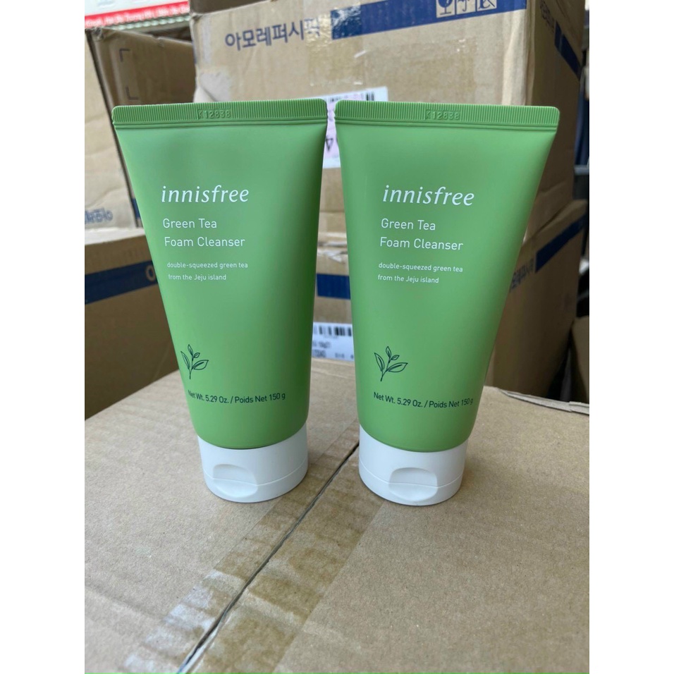 Sữa Rửa Mặt Innisfree Trà Xanh Green Tea Cleansing Foam 150ml
