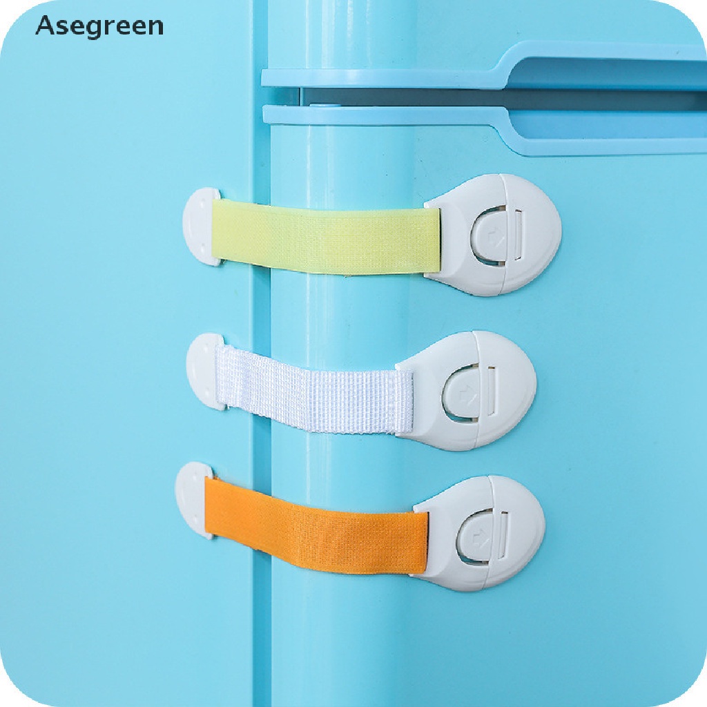 Miếng Dán Khóa Cửa Tủ Nhiều Màu Sắc Bảo Vệ An Toàn Cho Bé