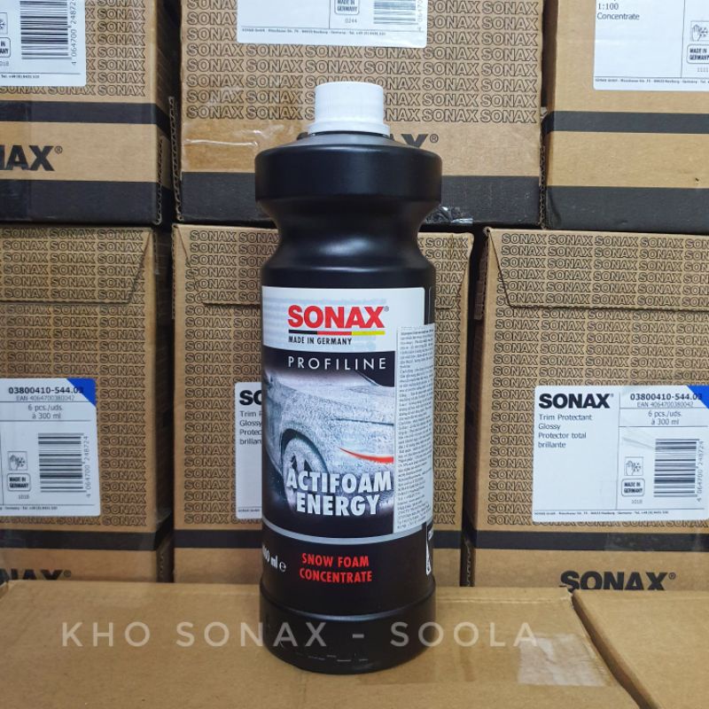 Nước rửa xe Sonax siêu bọt tuyết hiệu năng cao SONAX PROFILINE ActiFoam Energy 1000ml 618300