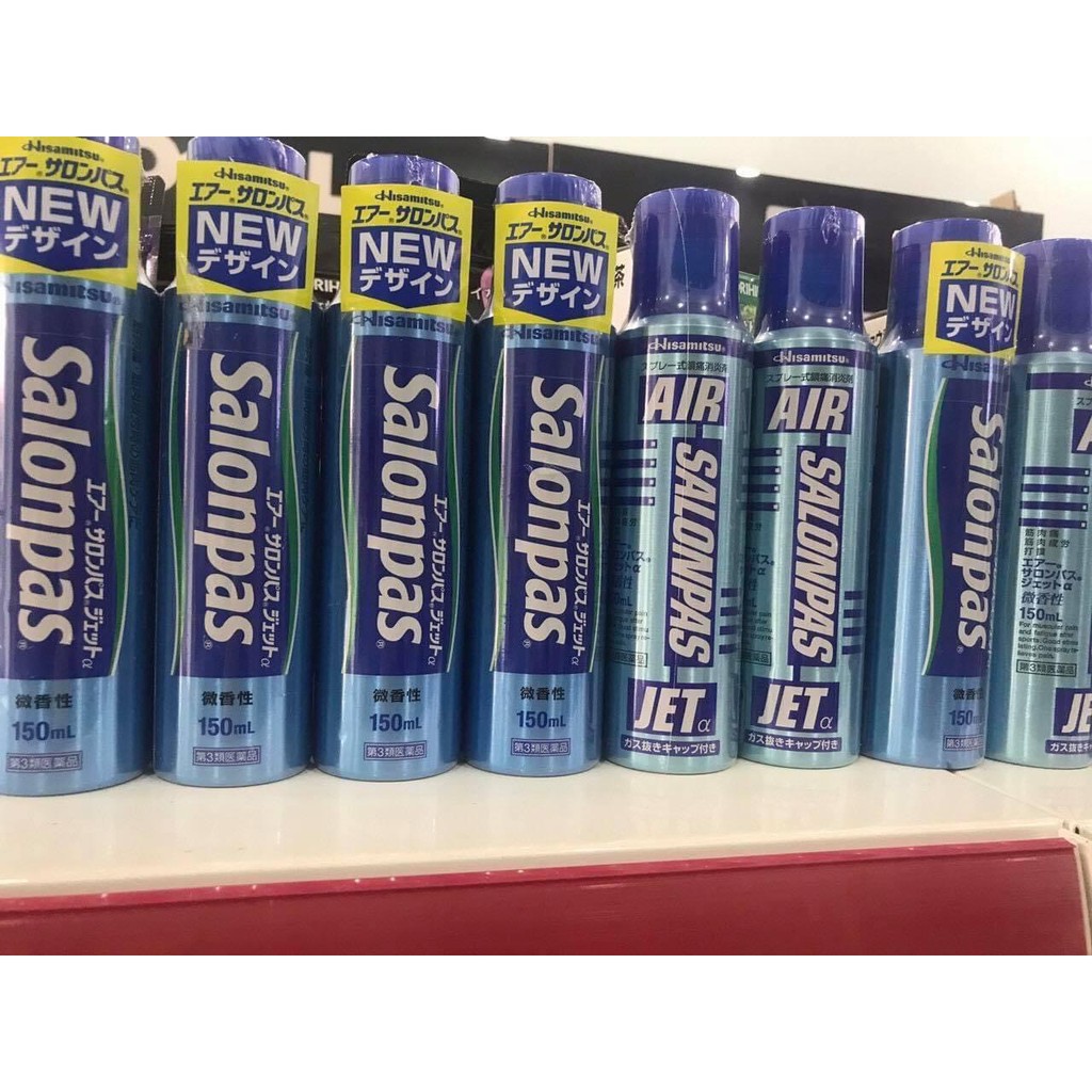 Xịt giảm đau Air Salonpas Jet Nhật Bản 300ml