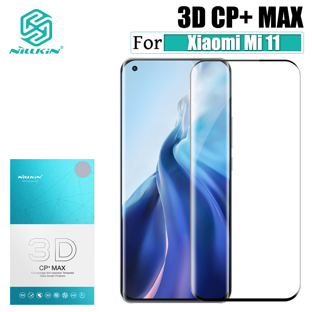 Kính Cường Lực Nillkin 3d Cp+ Max Cho Xiaomi Mi 11 9h Chống Lóa Chống Nổ Bảo Vệ Màn Hình