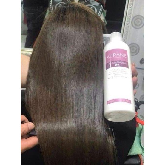 CẶP DẦU GỘI XẢ AURANE SPA PHỤC HỒI TÓC SIÊU MƯỢT 750ML