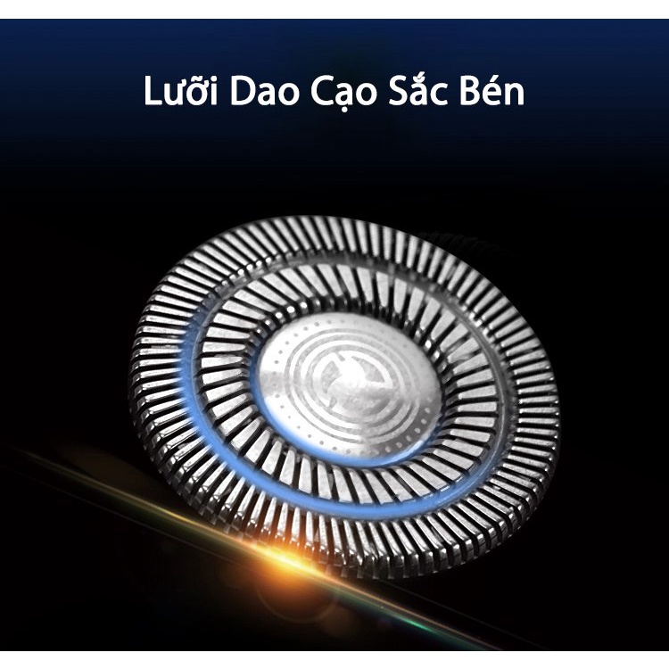 Máy cạo râu chống nước G01 IPX7 đa năng 2 lưỡi kép linh hoạt không tổn thương da