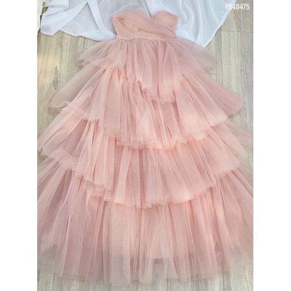 ĐẦM MAXI CUP TẦNG FULL SIZE S/M/L/XL( kèm ảnh khách mặc nhé )