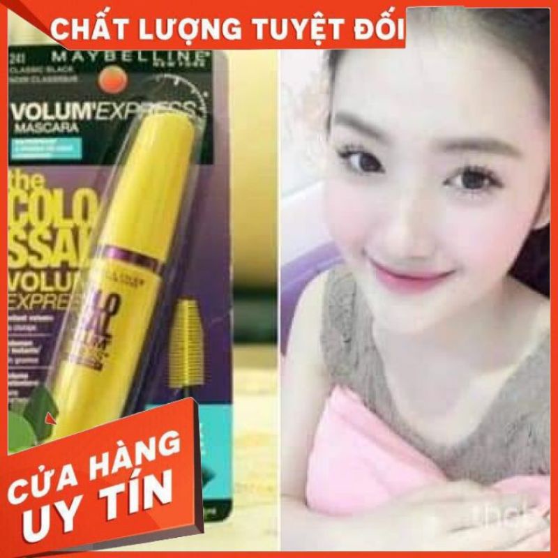 Masscara/Chuốt mi Maybelline 7X làm dày và dài mi gấp 7 lần