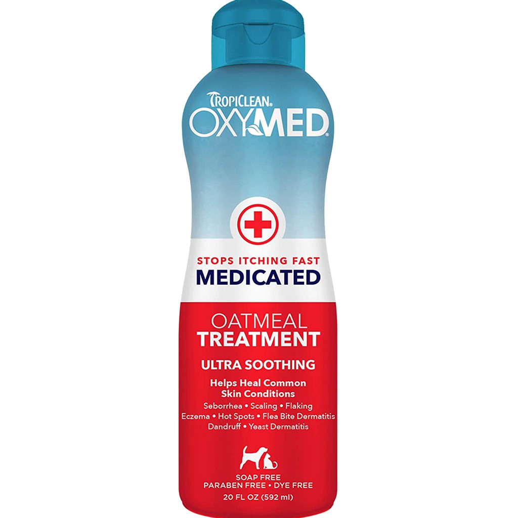 592ml SẢN PHẨM ĐẶC TRỊ CHẤM DỨT CƠN NGỨA CHO CẢ CHÓ VÀ MÈO- OXYMED Medicated Oatmeal Treatment.
