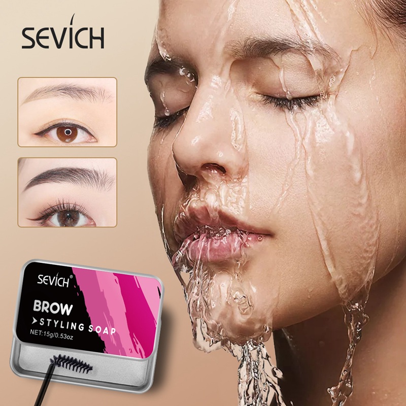 Xà phòng gel tạo kiểu lông mày Sevich chống thấm nước tiện lợi dành cho làm đẹp 15g/ 0.35oz