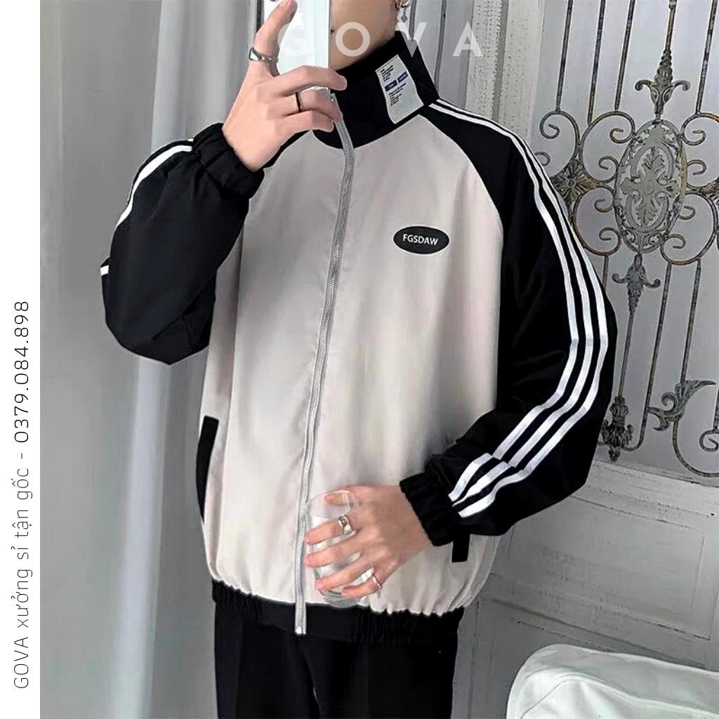 Áo Khoác Dù UNFLUID 2 Lớp Form Rộng Nam Nữ Unisex, Áo Gió Bomber Bóng Chày Chống Nắng Ulzzang GOVA