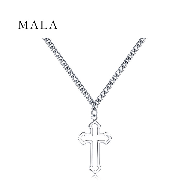 Vòng cổ MAYEBE LAVEND mặt hình thánh giá phong cách Hip Hop cá tính