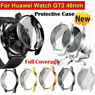 Mới! Ốp TPU Mạ Điện Chống Sốc Bảo Vệ Màn Hình Đồng Hồ Huawei Watch GT2 GT2 46mm