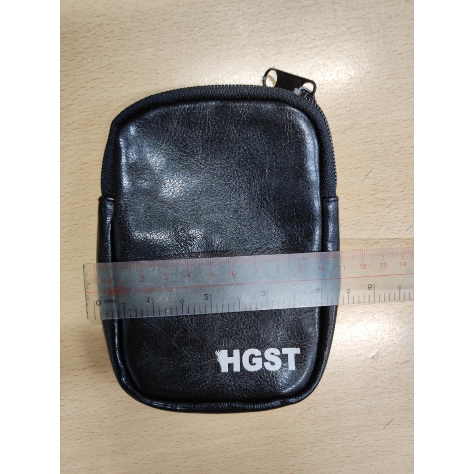 Túi đựng ổ cứng di động 2.5 inch (Hàng khuyến mãi HGST màu đen – 1 dây kéo đen)