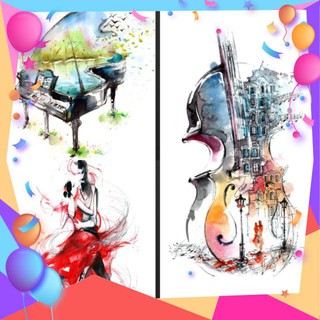 🎹BỘ 3 TRANH TRANG TRÍ MẪU NGHỆ THUẬT (KÍCH THƯỚC 30x45 mã JM7147)🎹