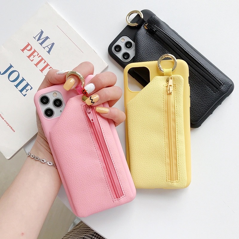 Ốp điện thoại mềm phối ví cho Samsung Galaxy A11 M11 A21 A21S A31 A41 A51 A71 A01 A02S A12 M51 M30S M21
