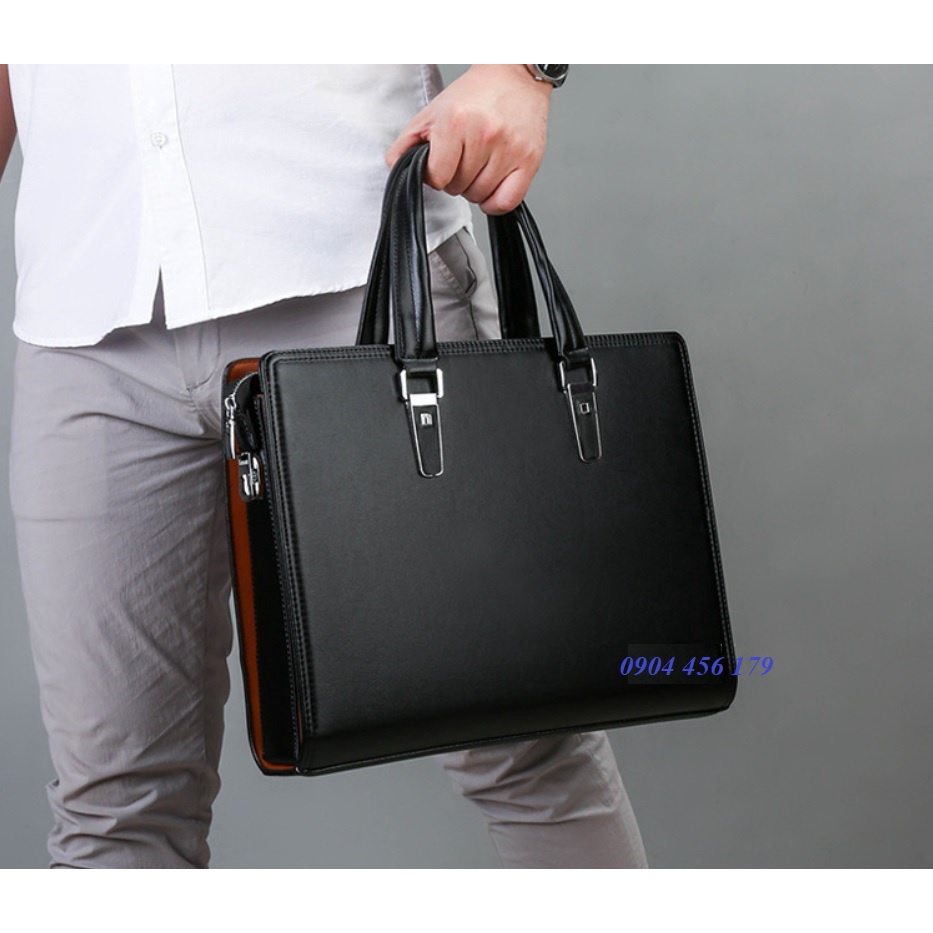 CẶP DA CÔNG SỞ CAO CẤP  ĐỰNG LAPTOP 0611