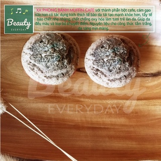 [100%ORGANIC] Xà bông tắm hình bánh Muffin HANDMADE, Xà phòng tắm tấy da chết, trẻ hóa da giúp da trắng sáng