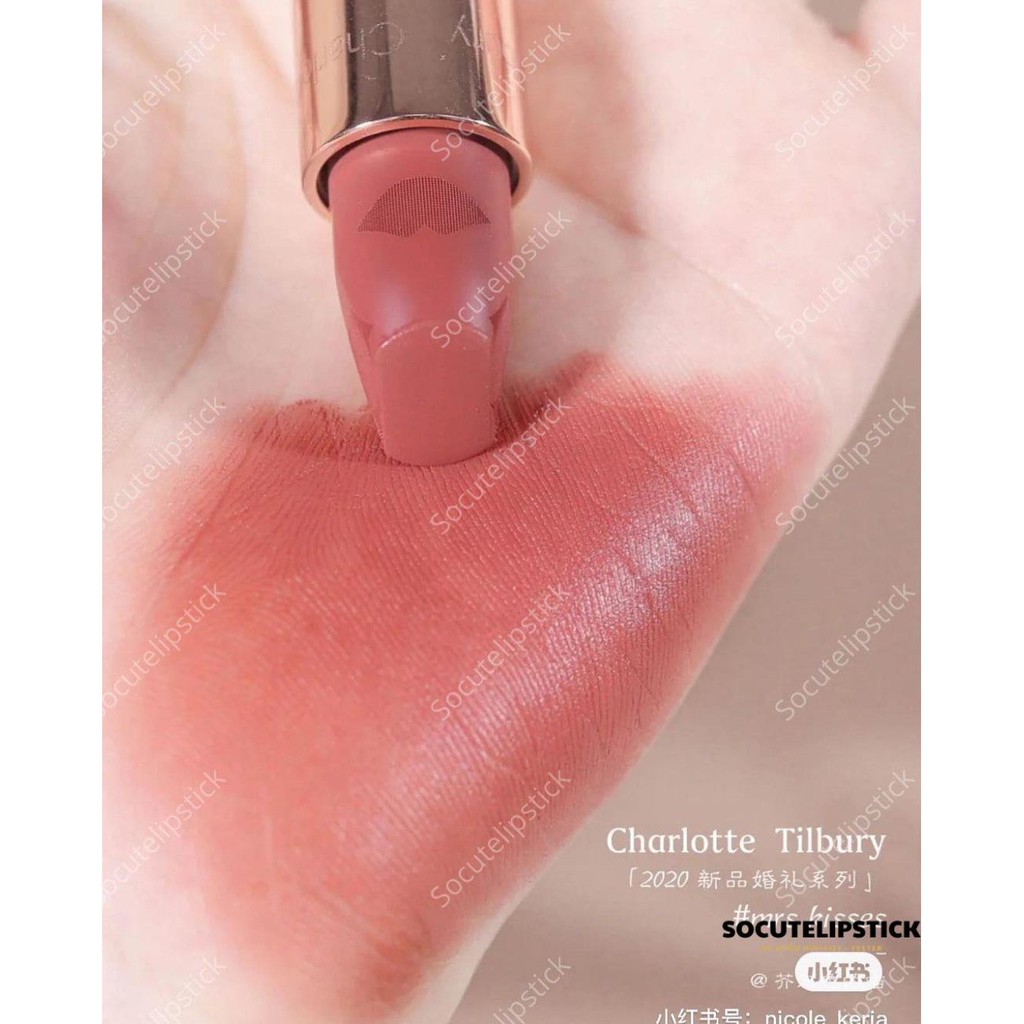 Son Charlotte Tilbury Mrs Kisses - Trà Sữa Đào & First Dance &