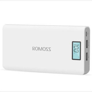 Pin sạc dự phòng Romoss sense6 20000mAh (Trắng)