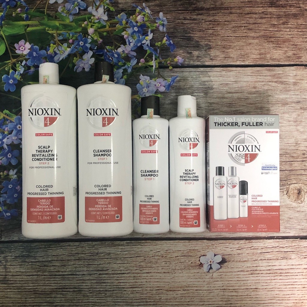 Dầu xả chống rụng tóc Nioxin System 4 Conditioner 1000ml ( New 2019) - Colored Hair