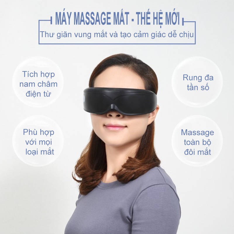 Máy Massage Mắt Máy Massage Mắt Trị Liệu ,Giảm Giảm Căng Thẳng Mệt Mỏi Mắt (BẢO HÀNH CHÍNH HÃNG 6TH)