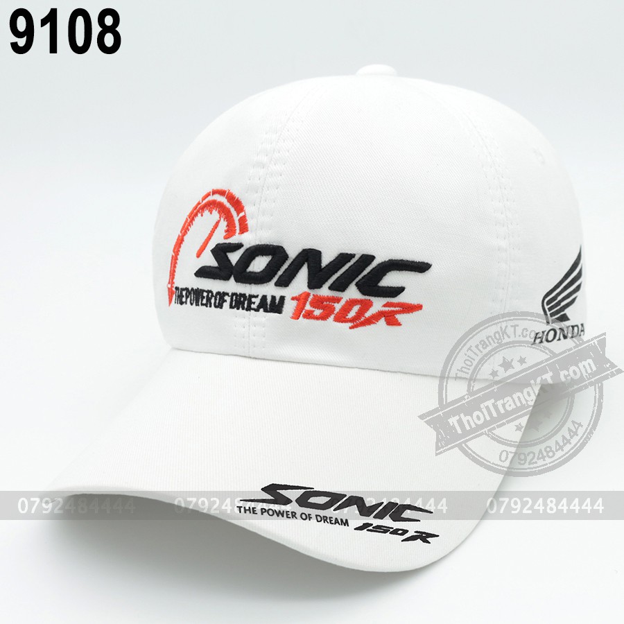 Nón kết, nón lưỡi trai, mũ nón tem xe Sonic