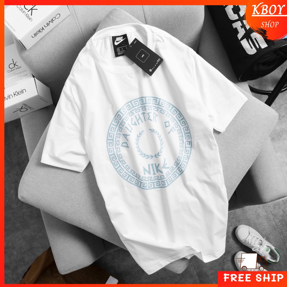 Áo thun nam Kboy Shop Áo phông tay ngắn cổ tròn Unisex 2 màu Trắng Đen dáng ôm phối cực cá tính - V103 | BigBuy360 - bigbuy360.vn