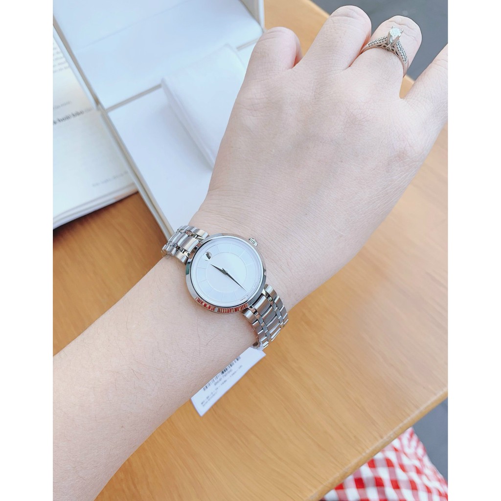 Đồng Hồ Nữ Movado 1881 Silver Dial Stainless Steel 0607098
