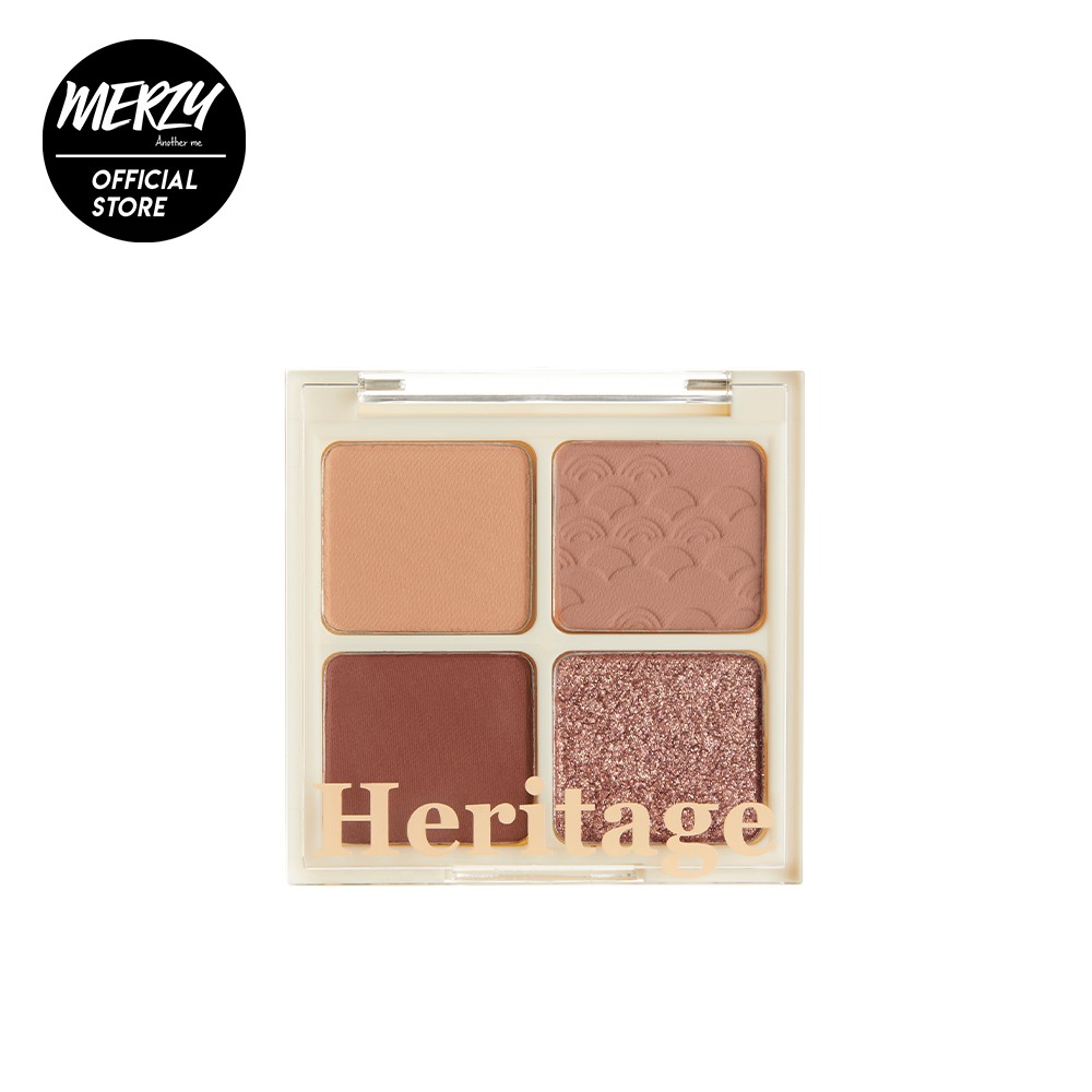 Bảng Phấn Mắt 4 Ô Merzy The Heritage Shadow Palette 8g