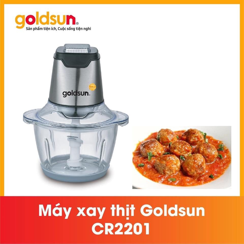 máy xay thịt lưỡi dao kép Goldsun CR2201 - 1,2L